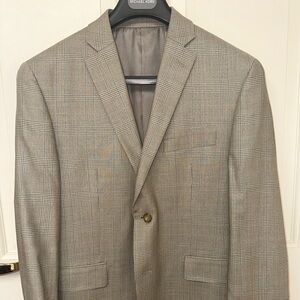 Sports Coat- Tan Plaid Michael Kors